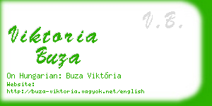 viktoria buza business card
